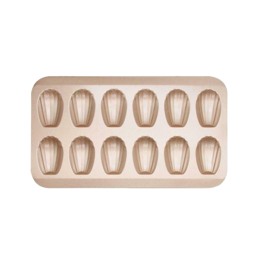 Teglia Per Madeleine Antiaderente A Forma Di Conchiglia Da 12 Tazze, Stampo In Acciaio Al Carbonio, Utensili Per La Cottura