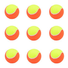 9 PCS Elasticity Soft Beach Tennis Ball High Quality Training Sport Rubber Tennis Balls