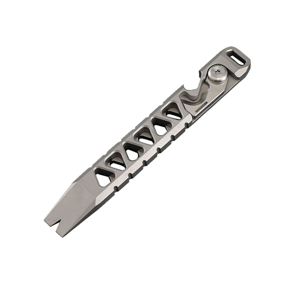 Strumento Tascabile In Lega Di Titanio Leva Apribottiglie Leva Tascabile Leva Per Unghie Strumento Tattico Per Campeggio All'aperto Regali Per Auto