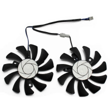 75mm 2Pin GTX1050Ti GPU Cooler DUAL Fan per Geforce GTX 1050Ti GTX-1050-Ti-4GT-OC Scheda grafica di raffreddamento