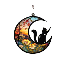 Acchiappasole commemorativo, personalizzato con nome, data, razza, acchiappasole per la perdita di un animale domestico, acrilico colorato