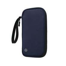 Portafoglio da viaggio per passaporto di famiglia, portadocumenti impermeabile, organizer per accessori da viaggio, custodia per documenti, blu