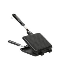 Sandwich Maker, teglia antiaderente per sandwich caldo con manico, padella ribaltabile in alluminio per cucina domestica
