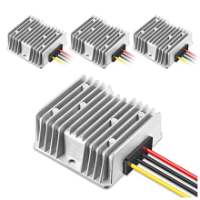 Converter Golf Cart Buck, 10A 120W DC to DC12 Volt Voltage Regulator Car Audio Universal Power Stabilizer, 4PCS