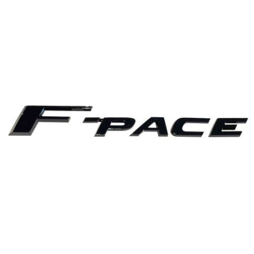 Gloss Black JAGUAR F-PACE Rear Badge X761 SUV SVR 2016+