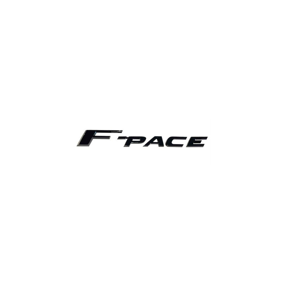 Gloss Jaguar F-Pace Rear Badge X761 Suv Svr 2016+ Black 5060655320750