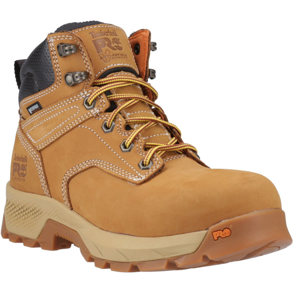 (Brown, 5 (Adults')) Timberland Pro Titan 6" Leather Women's Wheat Safety Boots