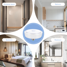 Lampadina con sensore di movimento da 15 W - Lampadina a LED super luminosa attivata dal movimento con sensore di movimento PIR a infrarossi