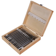 13 pezzi set di punte per trapano a vanga piatta, kit di punte in metallo, accessori per utensili per la lavorazione del legno esagonali