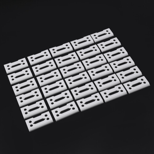 30Pcs 28 Teeth Zirconia Ceramic Clipper Blade for Senior Clipper 2