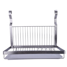 Scolapiatti pieghevole in acciaio inox, scolapiatti, organizer per piatti, stoviglie, cucina, organizer per cucina
