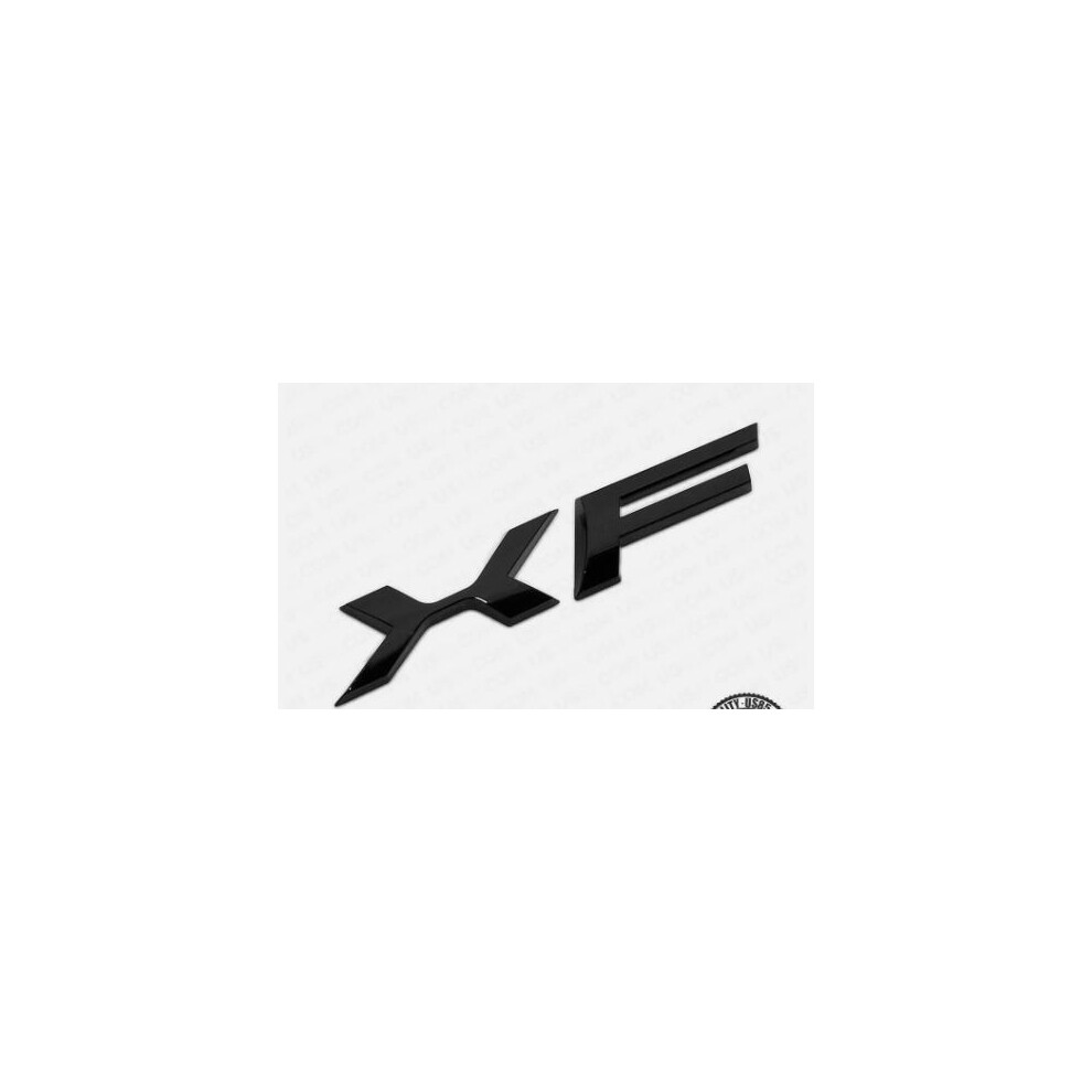 Gloss Jaguar Xf X260 Rear Badge Saloon Sportbrake Black 5060655320774
