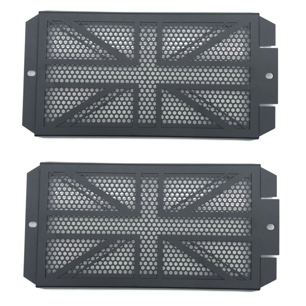 2X Griglia Di Protezione Del Radiatore Per Motocicletta Protezione Del Radiatore Per Bonneville T100 T120 Street Scrambler-image