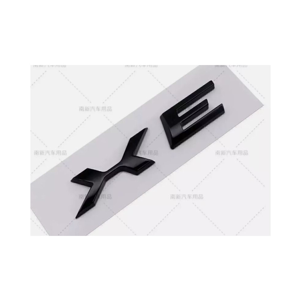 Autocc Gloss Jaguar Xe Rear Badge Saloon X760 Black