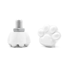 2PCS Roller Skate Toe Stops Skates Toe Stopper Roller Skate Stoppers Skating Practice Training Aids White