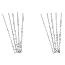 10 pezzi extra lunghi 150 mm HSS punte elicoidali 2 mm 3 mm 3,5 mm 4 mm 5 mm punte per trapano per legno e metallo dritte