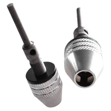 Set di 2 mandrini a tre griffe con impugnatura rotonda da 0,3-3,4 mm, accessori per trapano elicoidale autocentrante, morsetto per trapano elettrico