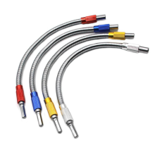 Supporto per punte di prolunga universale in metallo esagonale flessibile, prolunga flessibile per punte da trapano (4 pezzi, 4 colori)