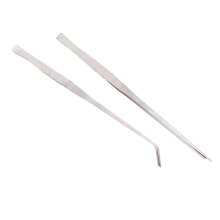 2 pezzi 48 cm pinzette in acciaio inox per acquario piante acquatiche strumento per acquario piante acquatiche pinze curve pinze per l'alimentazione