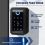 Smartkey Lock Box, Home Key Wireless Smartlock Box, Electronic Key Box App Digital Code Bluetooth Key Safe for Host 2