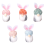 5PCS Easter Gnomes, Bunny Handmade Spring Easter Gnomes/ Elf Gifts Easter for the Home Party 1