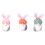 5PCS Easter Gnomes, Bunny Handmade Spring Easter Gnomes/ Elf Gifts Easter for the Home Party 5