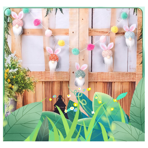 5PCS Easter Gnomes, Bunny Handmade Spring Easter Gnomes/ Elf Gifts Easter for the Home Party 1