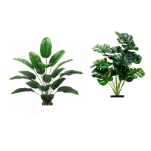 2 pezzi piante artificiali giardino casa matrimonio fiore esterno stanza soggiorno bonsaitree