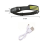 Induction Head Light Lamp COB Head Light Lamp Headlight Flashlight USB Rechargeable (White Light) 2