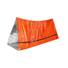 Tenda di emergenza per campeggio, riparo portatile, tenda di emergenza in polietilene, resistente e riutilizzabile, attivit? all'aperto