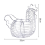 Metal Wire Egg Baskets for Eggs, Chicken Shaped Egg Holder, Rustic Round Baskets Gathering Egg with Handle 2