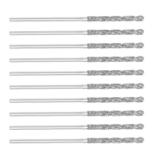 20 pezzi 1 mm/0,04 pollici punte elicoidali diamantate in acciaio rapido HSS per vetro conchiglie pietra piastrelle