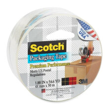 3M Packaging Tape Heavy Duty, Clear - 1.88 in. x 54.6 yards