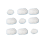 9PCS Clouds for Ceiling, Cotton Simulation Hanging Cloud Decoration, 3D Artificial Clouds Props 1