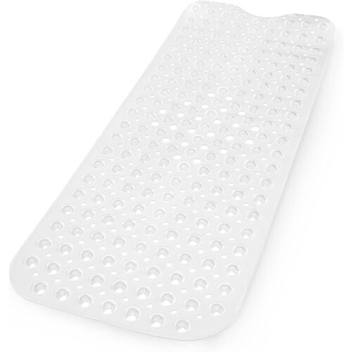 Keplin Premium Non-Slip Bath Mat 40x100cm, White