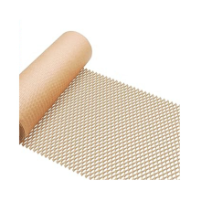 Carta a nido d'ape Carta da imballaggio floreale Carta kraft Griglia anticollisione degradabile Carta da imballaggio a nido d'ape 30 cm x 50 metri