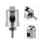 Roller Contact Point for Dial Indicator 10mm Diameter Wheel M2.5 Thread Stainless Steel Roller Measuring Head 7