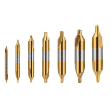 Punta centrale in acciaio rapido, set da 7 pezzi da 1,0 mm, 1,5 mm, 2,0 mm, 3,5 mm, 4,0 mm, 5,0 mm per lavorazione dei metalli al tornio