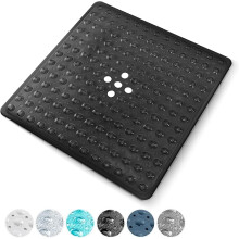 KEPLIN Premium Non-Slip Shower Mat, Small, Black
