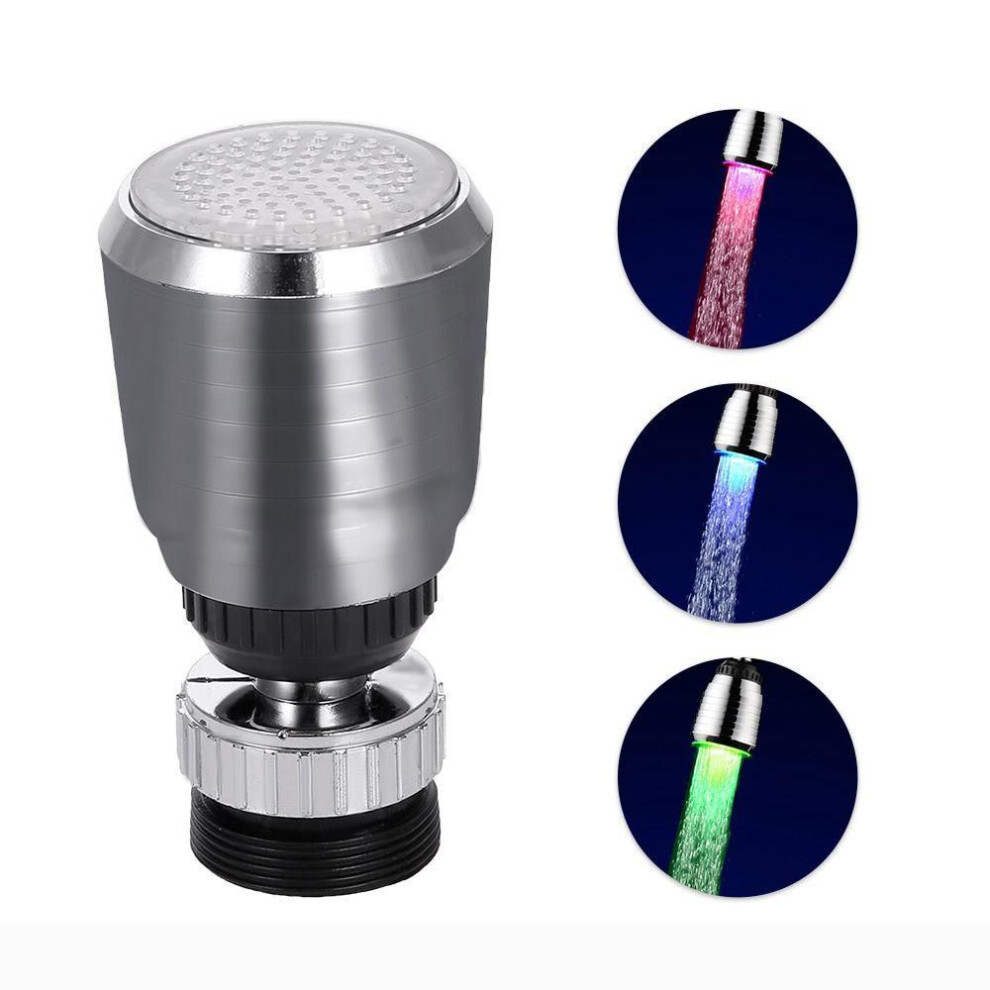 (RGB Color) Colors for Kitchen,Bathroom Glow Faucet Nozzle Water Tap LED Water Faucet Spouts Accessories