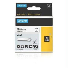 Dymo  Rhino 1In White Vinyl-24Mm