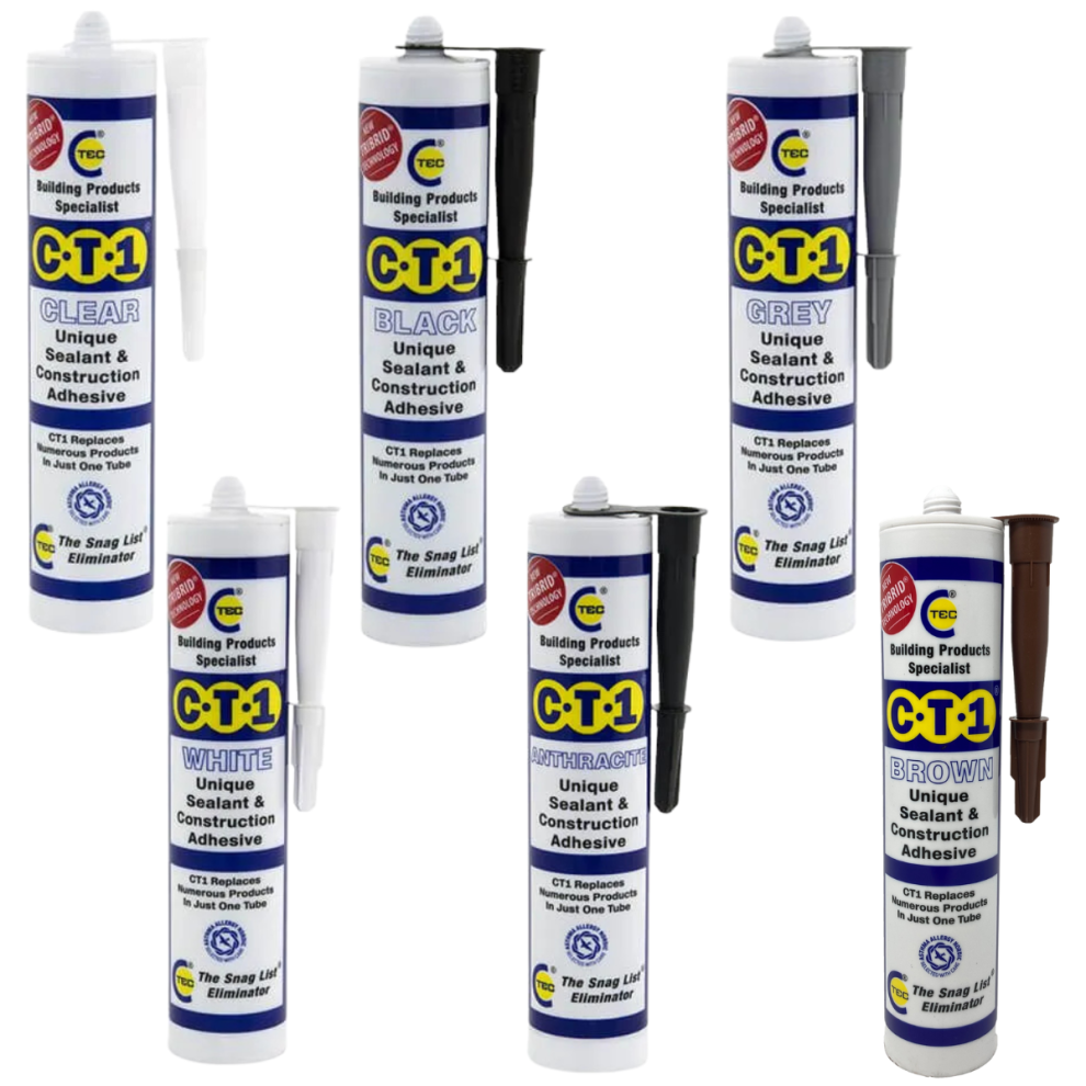 CT1 All Colours TRIBRID Multi-Purpose Sealant & Adhesive 290ml Flexible Odourles