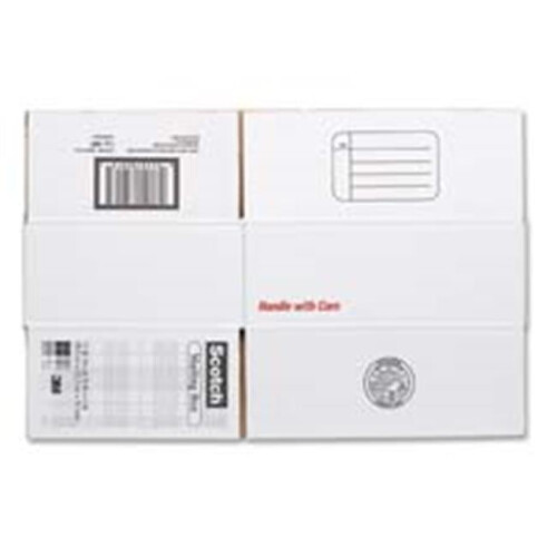 3M 3M  Mailing Box- Size C- Labels Included- 14in.x10in.x5-.50in.- White