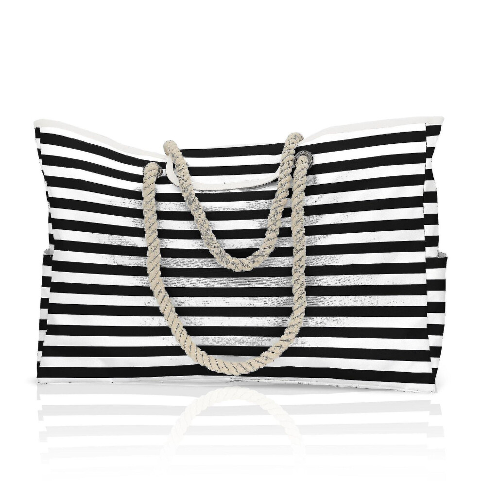 Grand sac de plage Sacs de plage imperméables à l'eau et au sable pour les femmes Sac de plage de voyage Fourre-tout léger