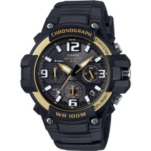 Casio MCW-100H-9A2VDF Herren Chronograph – Schwarz/Gelb