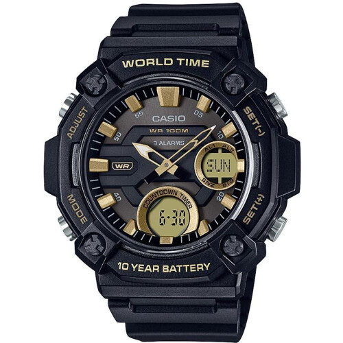 Casio Casio Aeq-120w-9avdf Analog Digital Men's Watch