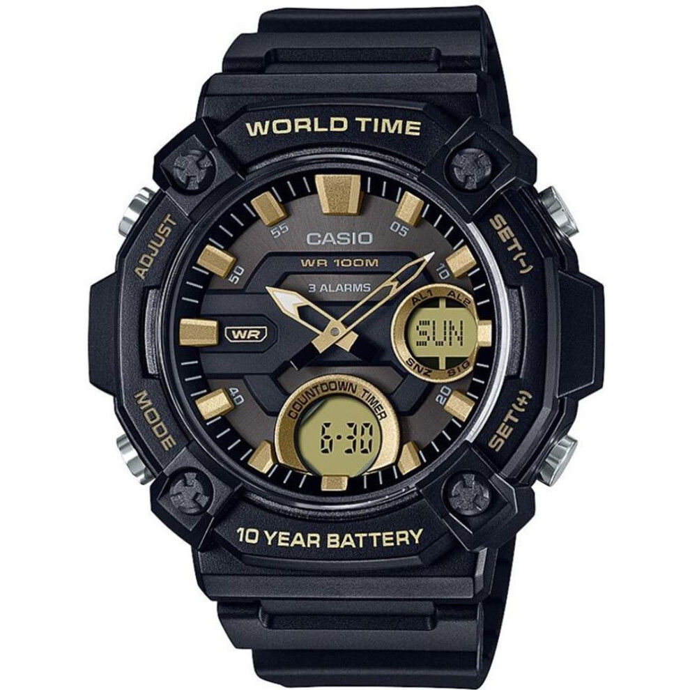 Casio Aeq-120w-9avdf Analog Digital Men&apos;s Watch