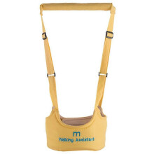 (Yellow)Multifunctional Baby Toddler Breathable Adjustable Learning to Walk Belt
