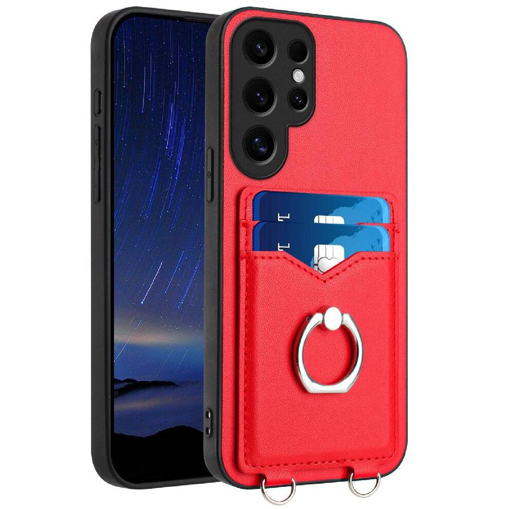 (Red) Compatible With Samsung Galaxy S24 Ultra Case Red 764549364688