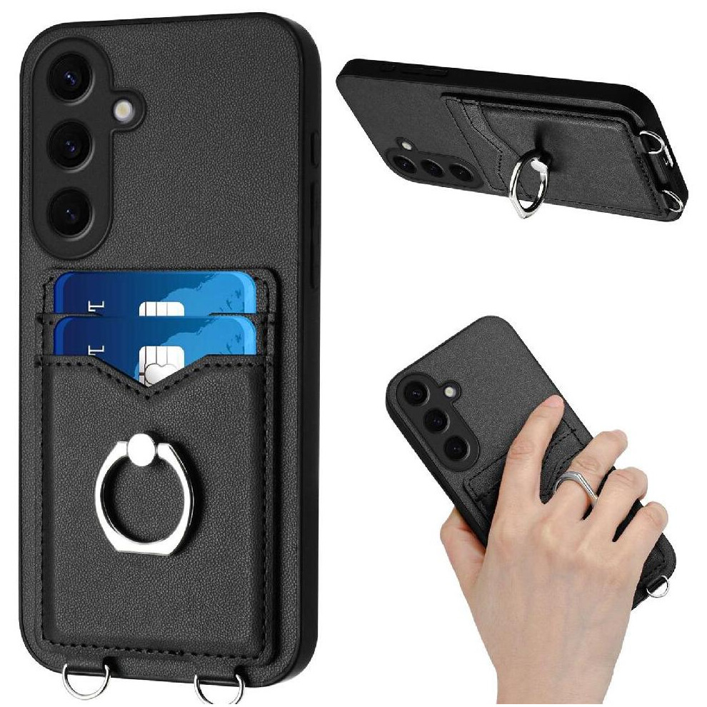 (Black) Compatible With Samsung Galaxy S24 Case Unique Black 764549364787